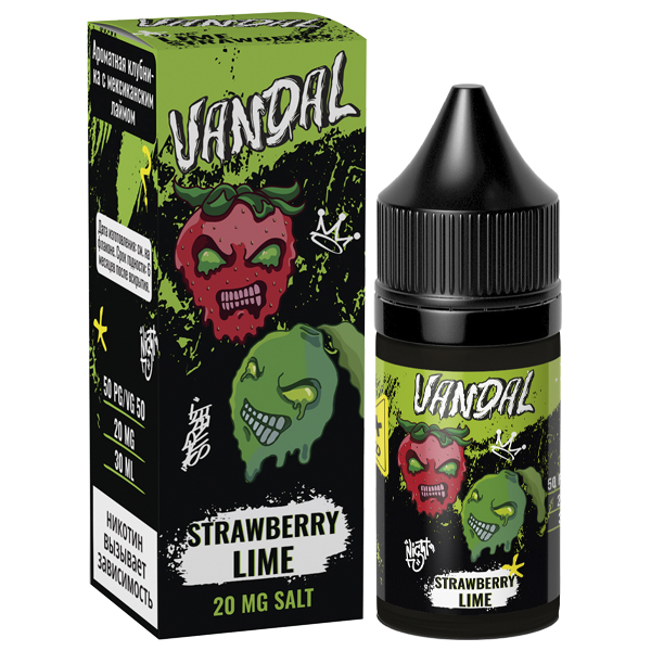 OXID Strawberry Lime 20мг VANDAL SALT 30мл Жидкость