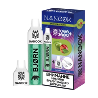 BJORN NANOOK Pod Kit 550mAh Double Apple (+2 картриджа)