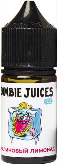 Жидкость для ЭСДН Zombie Juices Ice SALT 30мл 20мг Малиновый лимонад