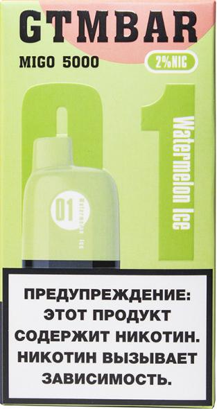 ЭСДН GTM BAR MIGO 5000 2% Watermelon Ice