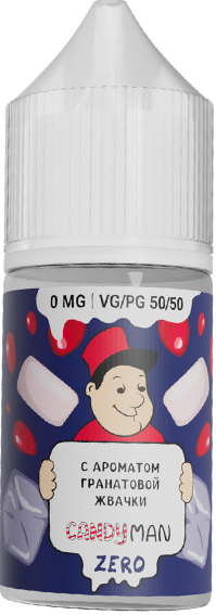 Жидкость для ЭСДН CandyMan Zero 27мл 0мг Garnet Gum