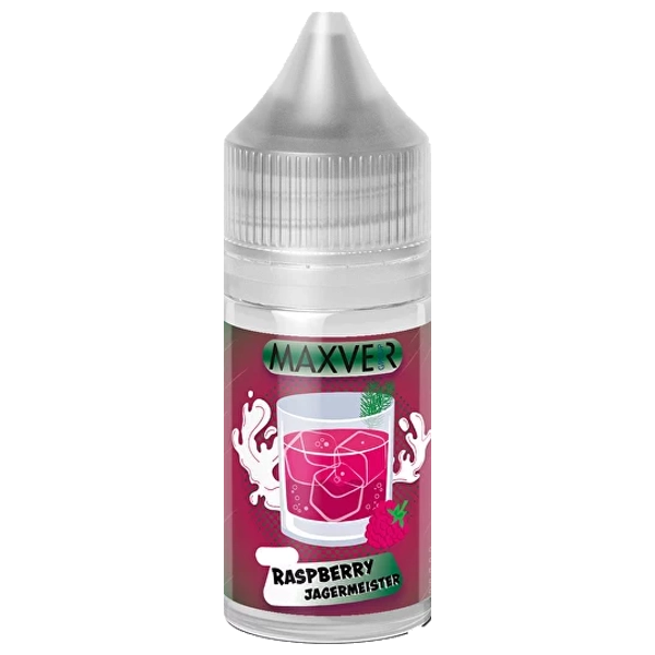 Raspberry Jagermeister 20мг MAXVER Cocktails Shot SALT 30мл Жидкость