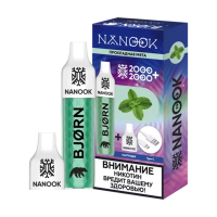BJORN NANOOK Pod Kit 550mAh Cool Mint (+2 картриджа)