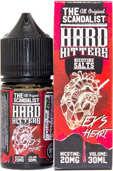 Жидкость для ЭСДН The Scandalist Hardhitters SALT 30мл 20мг Ex's Heart STRONG