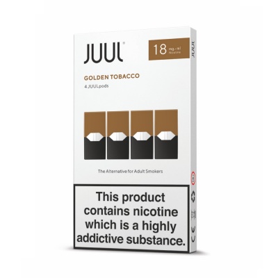 Картридж Juul Labs x4 18mg Golden Tobacco