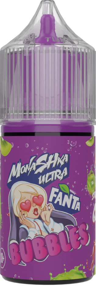 Жидкость для ЭСДН MonakaGLK BUBBLES SALT 30мл 20мг FantaDEW Strawberry kiwi