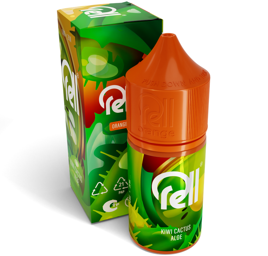 Жидкость для ЭСДН RELL ORANGE 28мл 0мг Kiwi cactus aloe