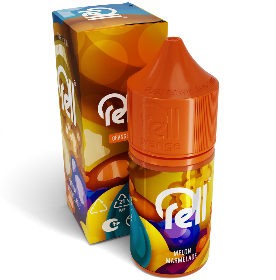 Жидкость для ЭСДН RELL ORANGE 28мл 0мг Melon marmelade